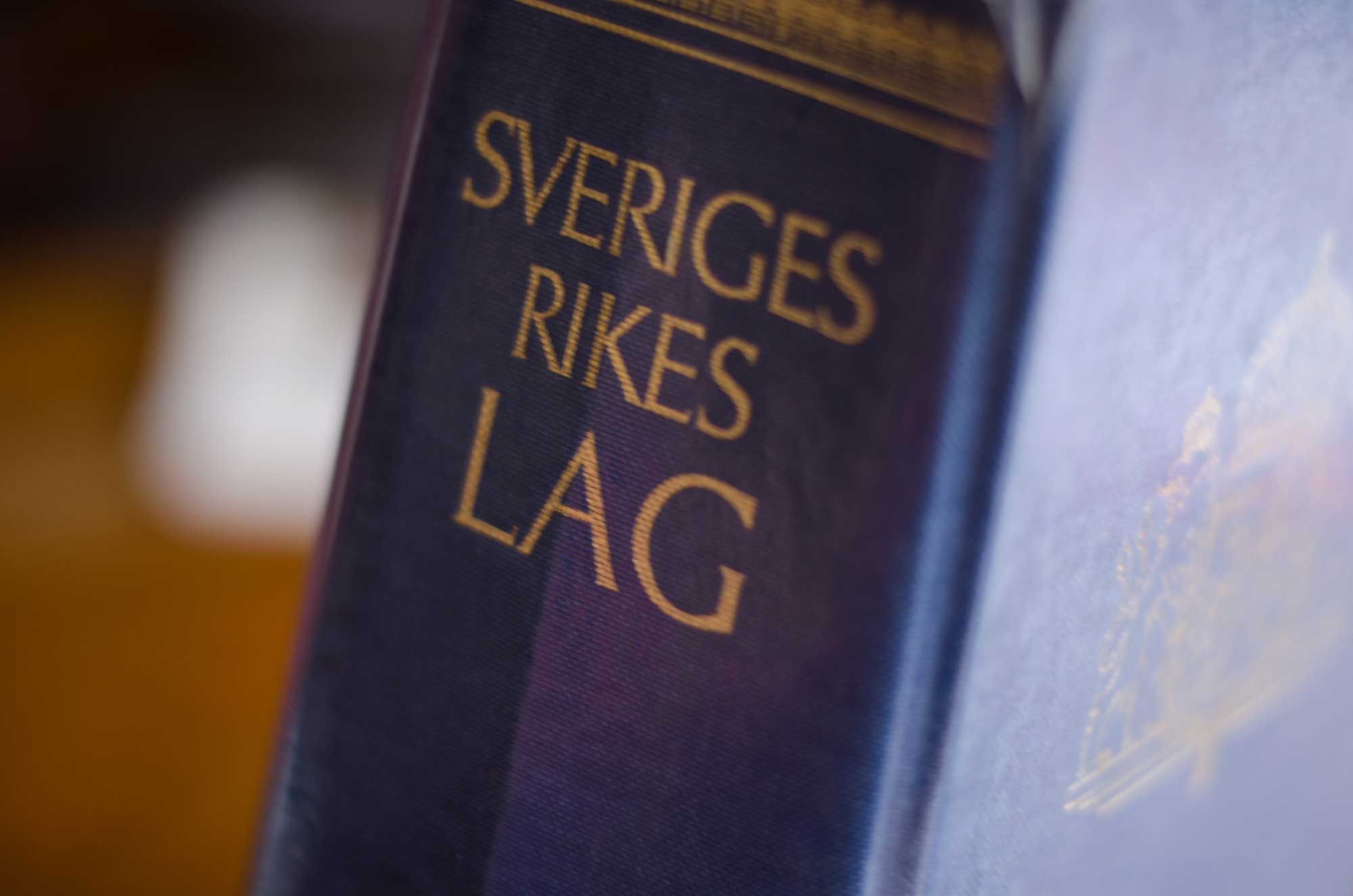 Sveriges Rikes lag.