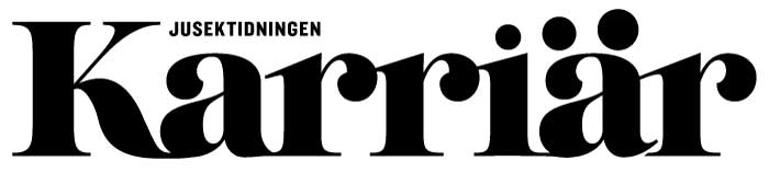 Logotypen för Jusektidningen Karriär vid namnbytet 2015.