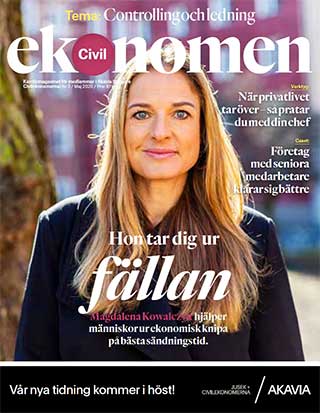 Den sista utgåvan av tidningen Civilekonomen, maj 2020.