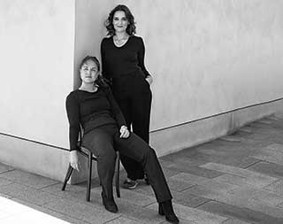 Ellinor Sätterqvist och Matilda Schmachtl. Foto: Mattias Bardå.